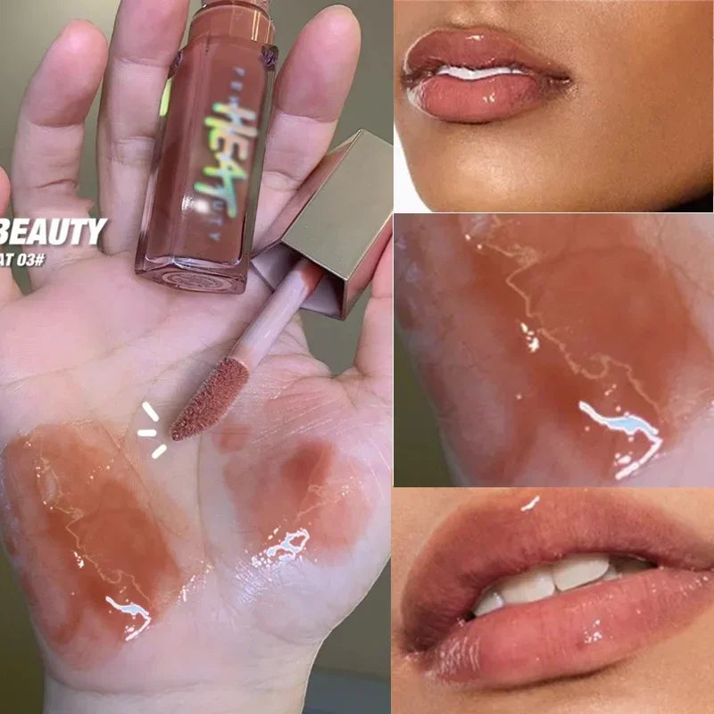 Fenty Beauty Lip Glow Long Lasting Waterproof Moisturizing Shiny Plumping Non-Sticky Glossy Lip Makeup for Daily Party Beauty
