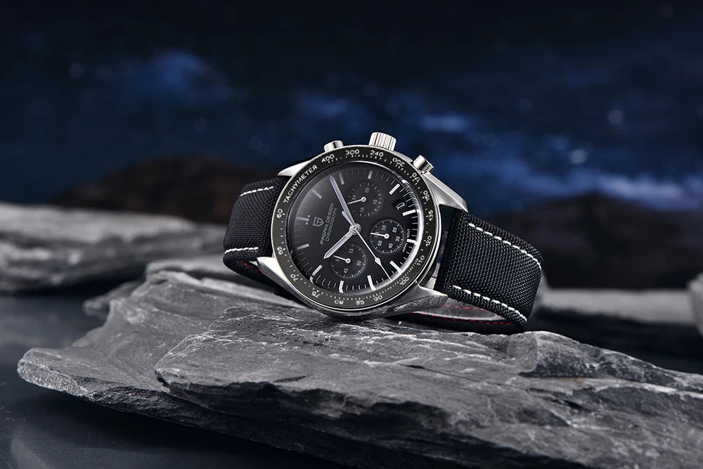 2026 New PAGANI DESIGN V5 Moon Men's Watches Top Luxury Quartz Watch For Men Chronograph Waterproof Sport Stainless Steel Clock