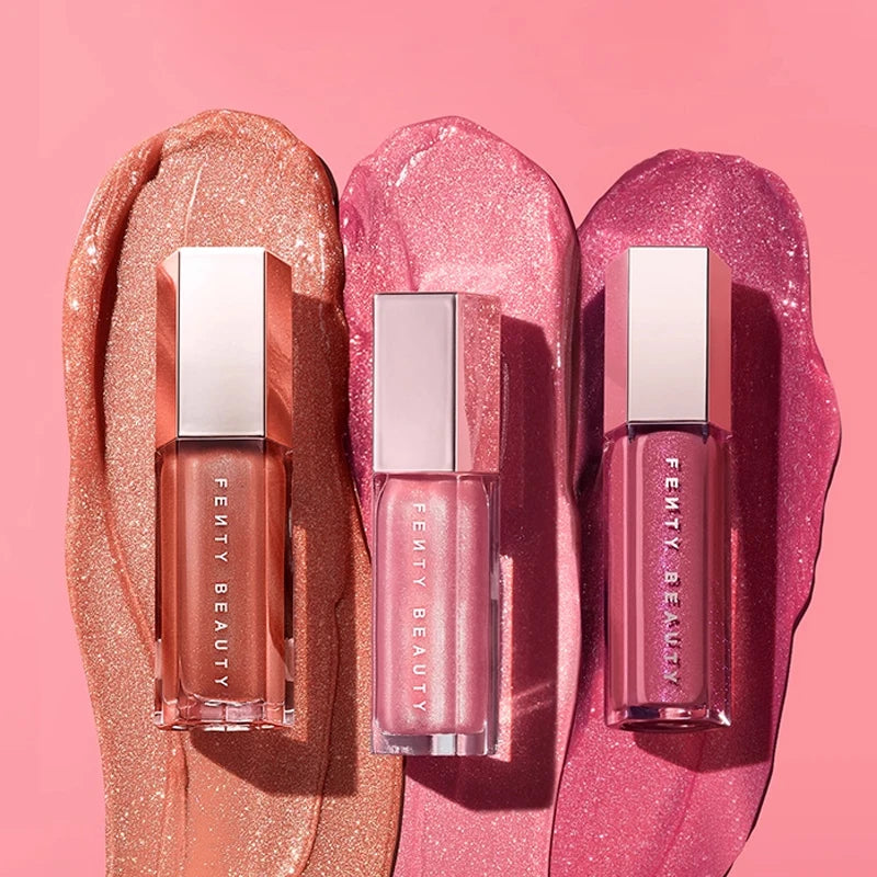 Fenty Beauty Lip Glow Long Lasting Waterproof Moisturizing Shiny Plumping Non-Sticky Glossy Lip Makeup for Daily Party Beauty