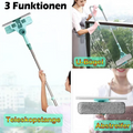 Water Sprays Window Mesh Screen Brush Window Cleaner Wiper Telescopic Long Handle Mop Squeegee Cleaning Tool