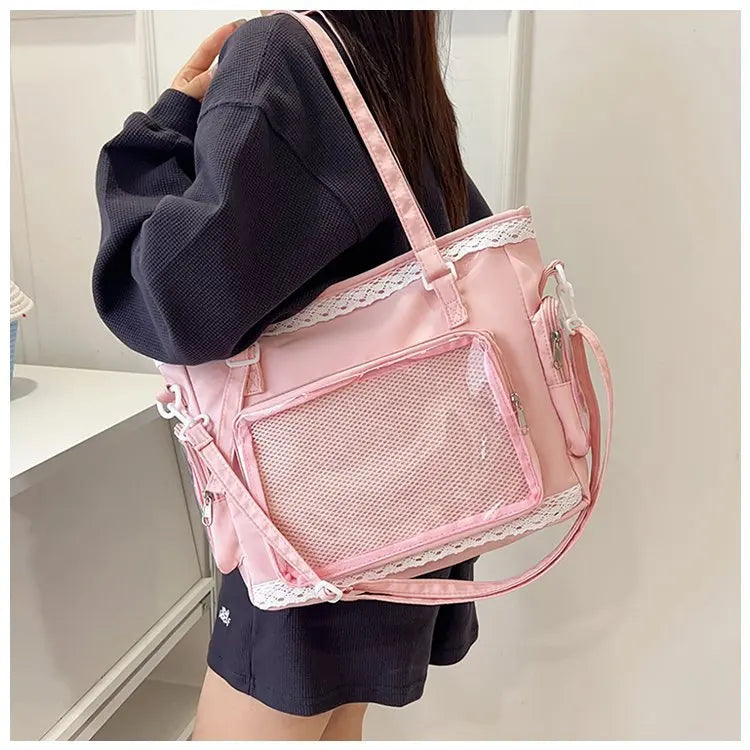 Ballet Girl Large Appetite Itabag Japanese Two-Dimension Single Shoulder Crossbody Bag Gift For Friends Women'S Handbag
