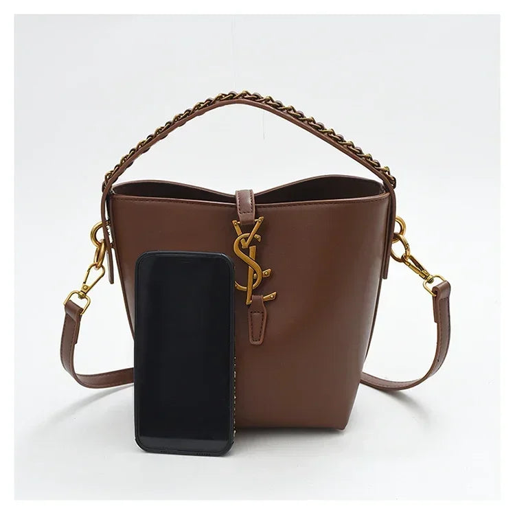 2026 Summer New! Light - Luxury Women's Bucket Bag - High - End Niche Design, Stylish Shoulder Messenger for All Occasions