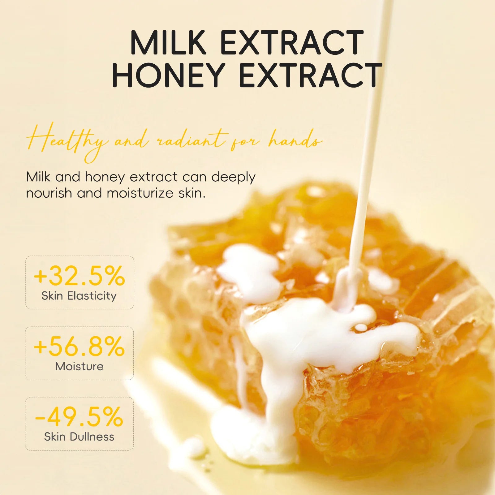 Laikou  Honey Hand Wax Moisturizing Exfoliating  Anti-Aging Hand Exfoliator Scrub Hands  lotion Peeling Masks Skin Care 50g