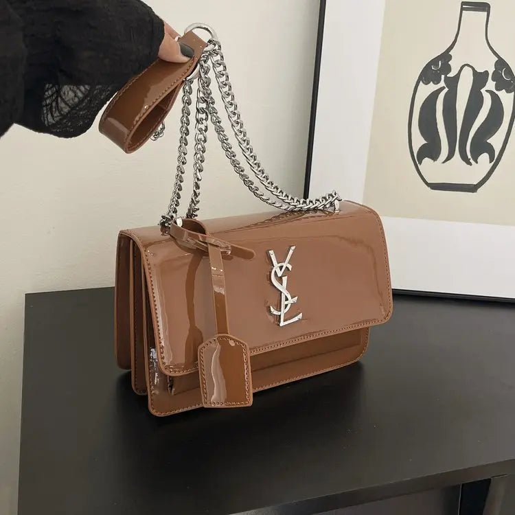 Casual Luxury Diaper Bag For Women Leather Crossbody Bag Vintage Tote Minimalist Designer Large Capacity Stylish Trendy