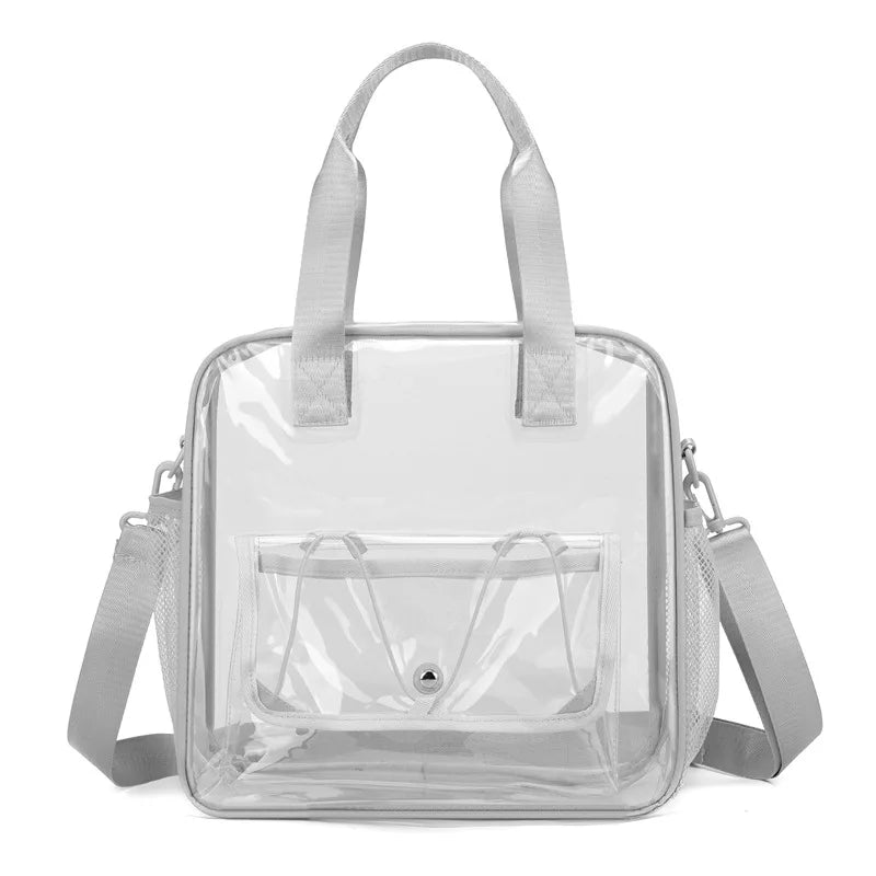 Ladies' shoulder bagTransparent swimming bag PVC travel storage bag travel bag sports stadium concert beach student fashion bag