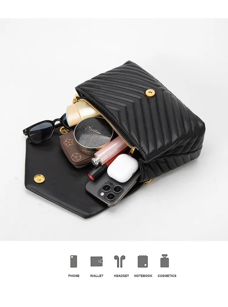 Women's bag 2026 new women's bag chain bag classic versatile fashion messenger shoulder handbag tide