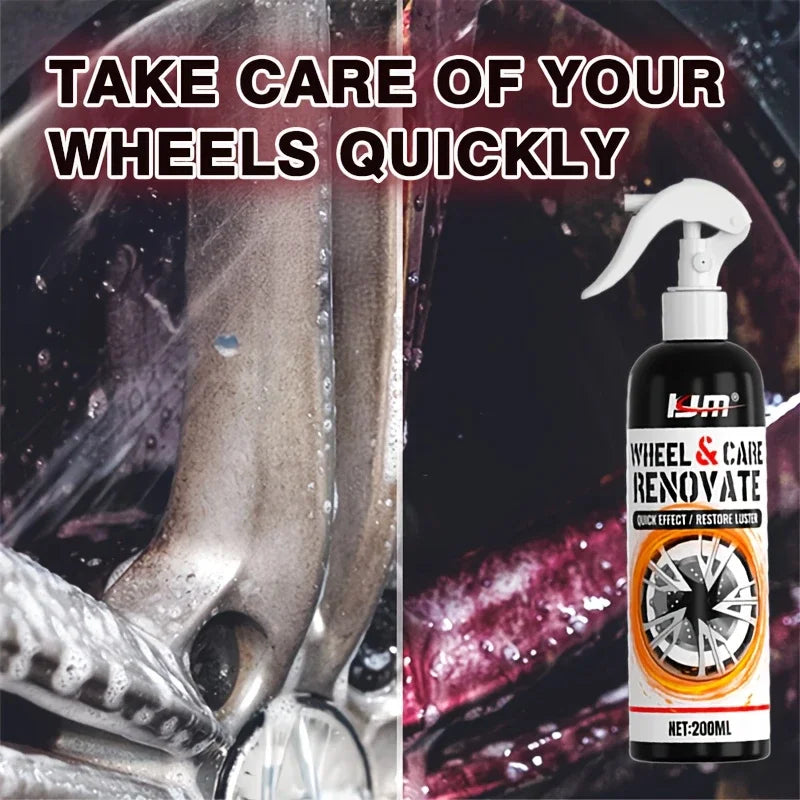 Rim cleaning spray | Multi-purpose wheel and rim iron remover | Easy-to-use trigger nozzle | Suitable for all vehicle types |