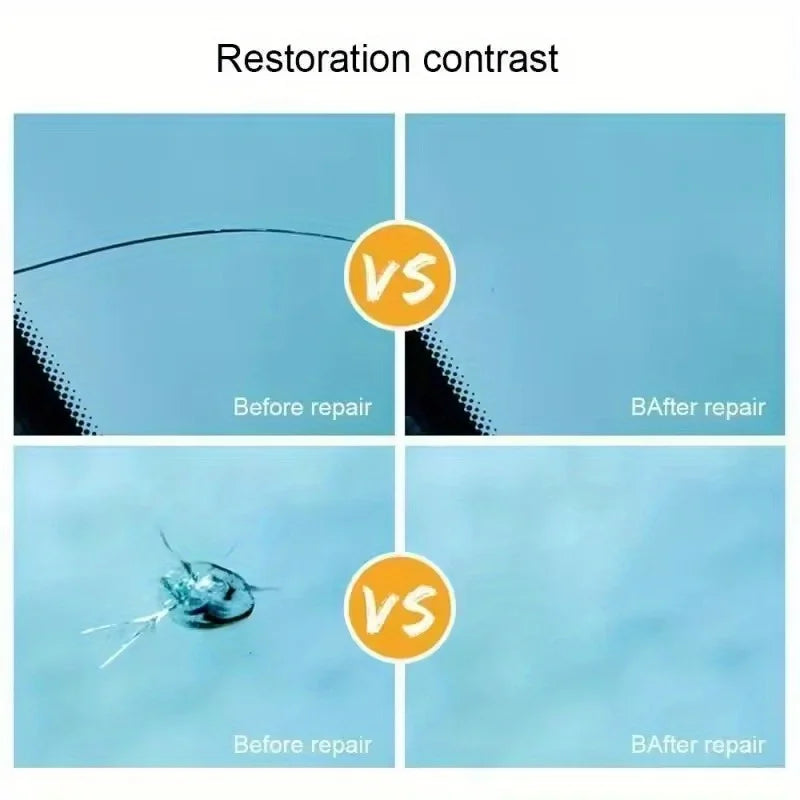 Car Glass Repair Window Crack Gone Remove Scratch AutomobileTruck Motorcycle Broken Repair Cracks Gone Glass Kit Windscreen Tool