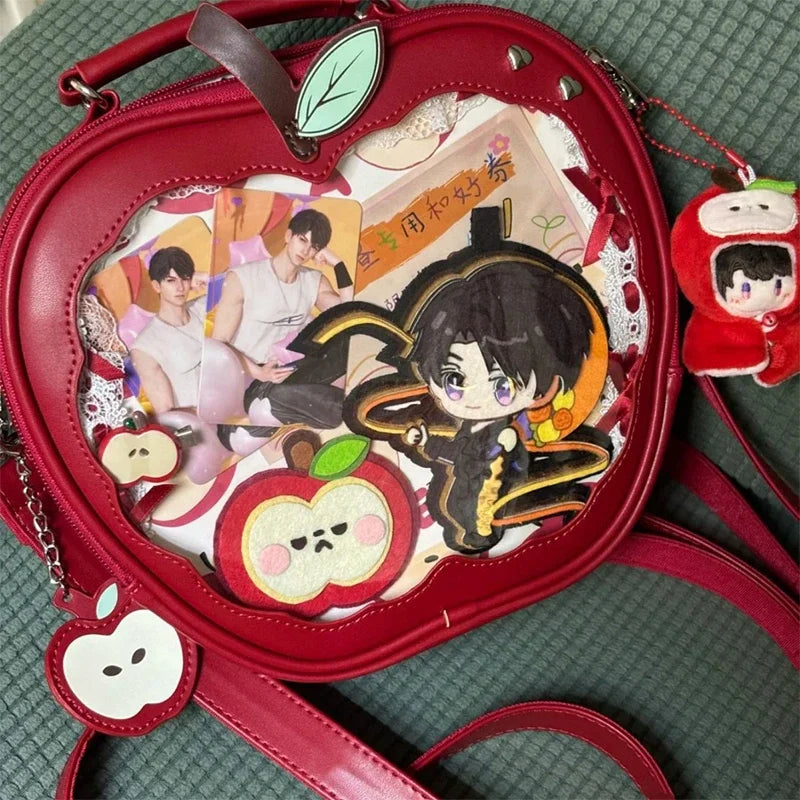 Creative Women's Ita Bag,original Cute Kawaii Ita Backpack,apple Five Pointed Star Street Fashion Harajuku Girl Crossbody Bag