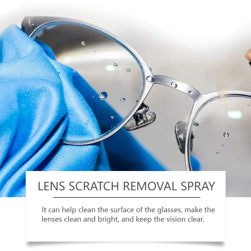 Eyeglass Cleaning Solution Multipurpose Glasses Care Liquid Lens Scratch Cleaning Tools High Concentration Glasses Repair Spray