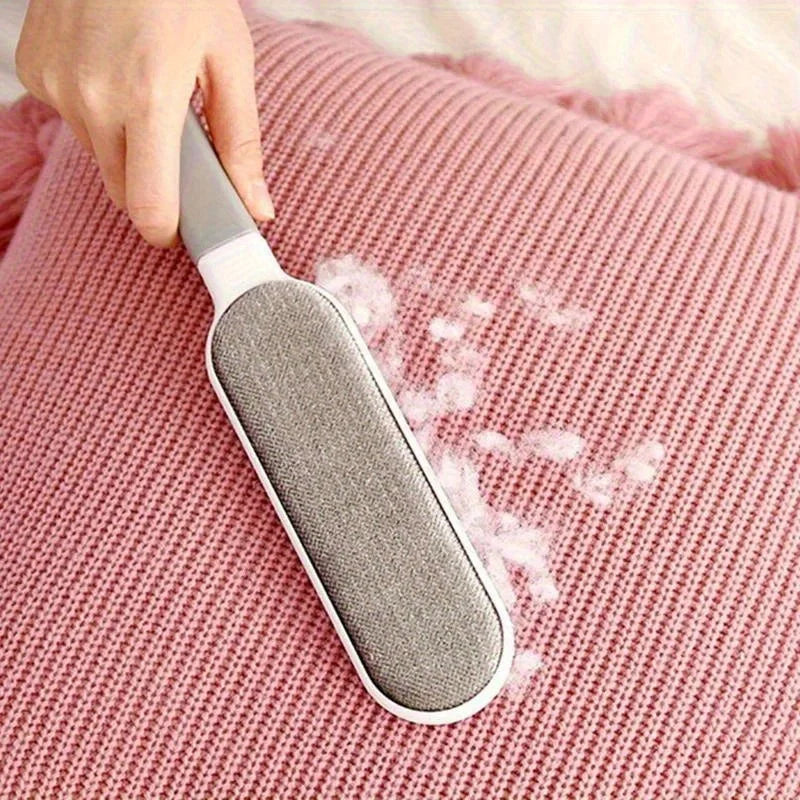 Double-sided manual electrostatic pet hair brush, suitable for cleaning pets, clothing, sofas, furniture, and carpets