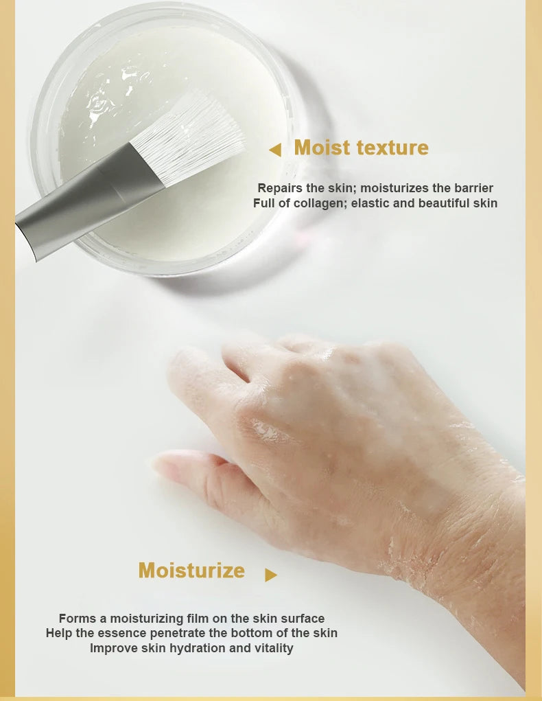 Korea Collagen Hyaluronic Acid Face Mask Repair Soothe Firming Lifting Cleanse Hydrate Brighten Moisturize Mask Skin Care