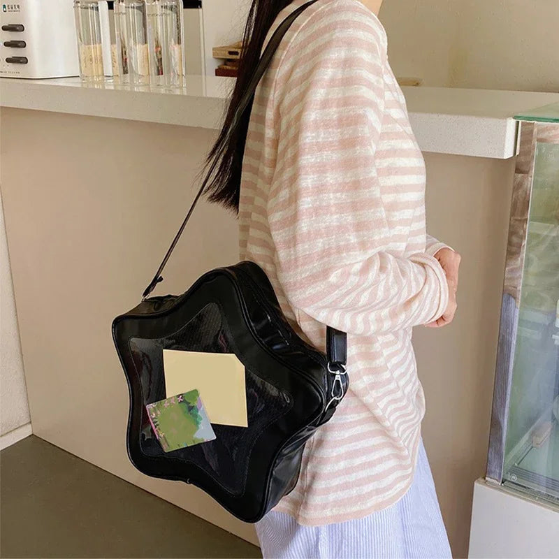 Creative Women's Ita Bag,original Cute Kawaii Ita Backpack,apple Five Pointed Star Street Fashion Harajuku Girl Crossbody Bag