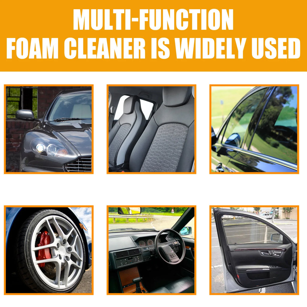 Multi-purpose Foam Cleaning Agent Automoive Car Interior Home Foam Cleaning Spray Interior Maintenance Wash Cleaning Foam Spray