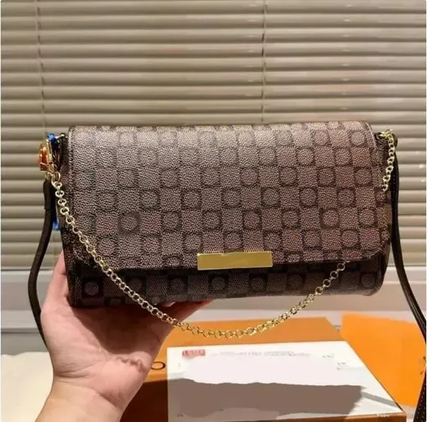 Designe s Luxury FAVORITE MM PM messenger bags Fashion women leather Shoulder Chain High Quality TOP 10A M40718 N41275 M40717 Pu