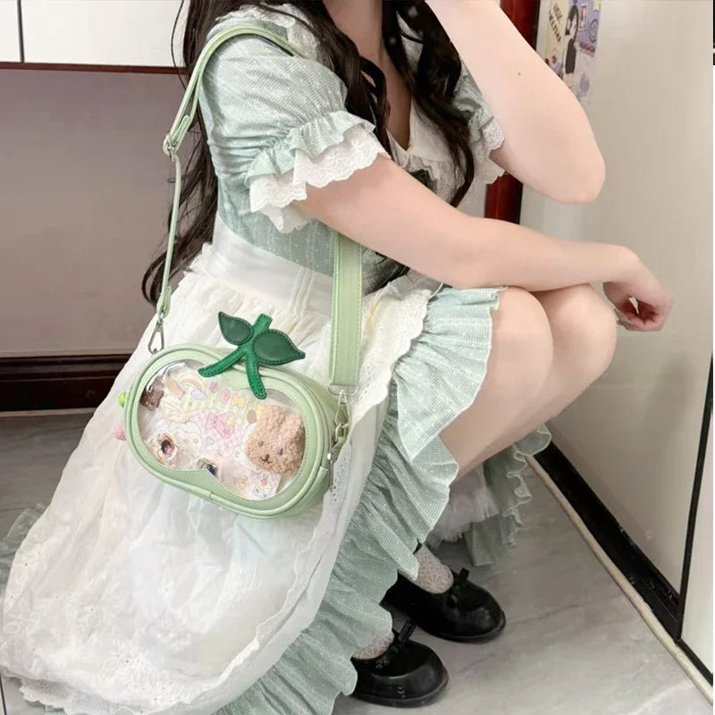 Creative Women's Ita Bag,original Cute Kawaii Ita Backpack,apple Five Pointed Star Street Fashion Harajuku Girl Crossbody Bag