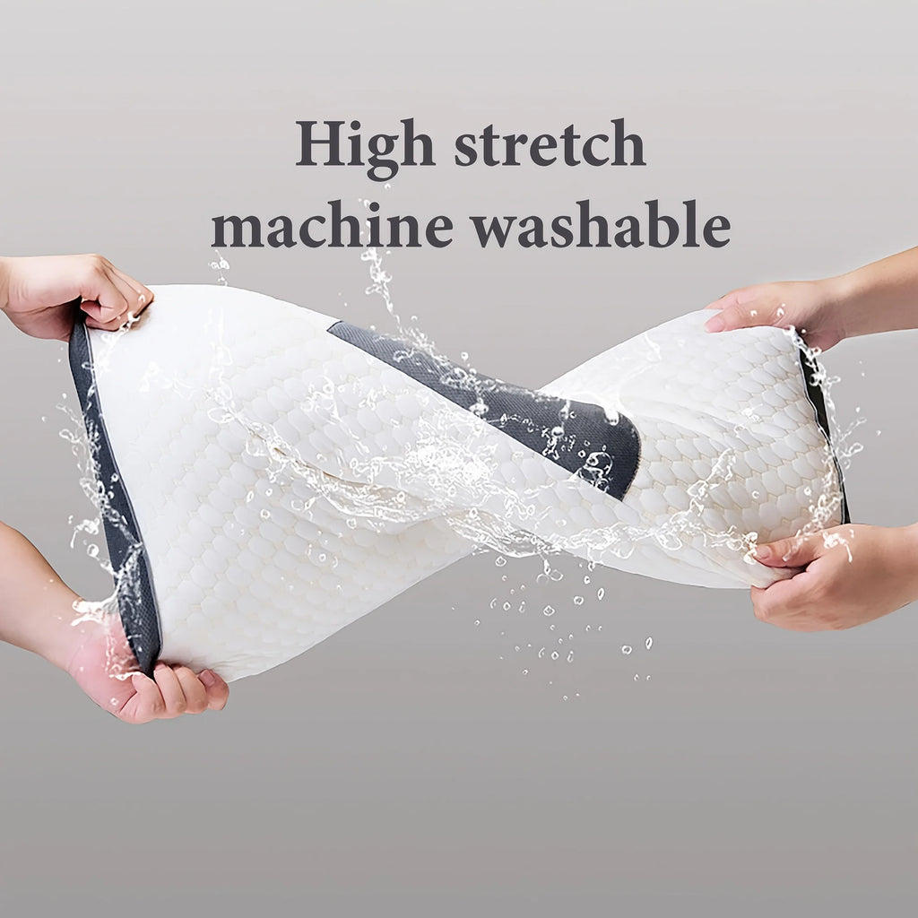 1pc/2pcs Soft Neck Pillow,  Adjustable Ergonomic Orthopedic Contour Support, High Quality Pillow Core, For Sleeping Comfort