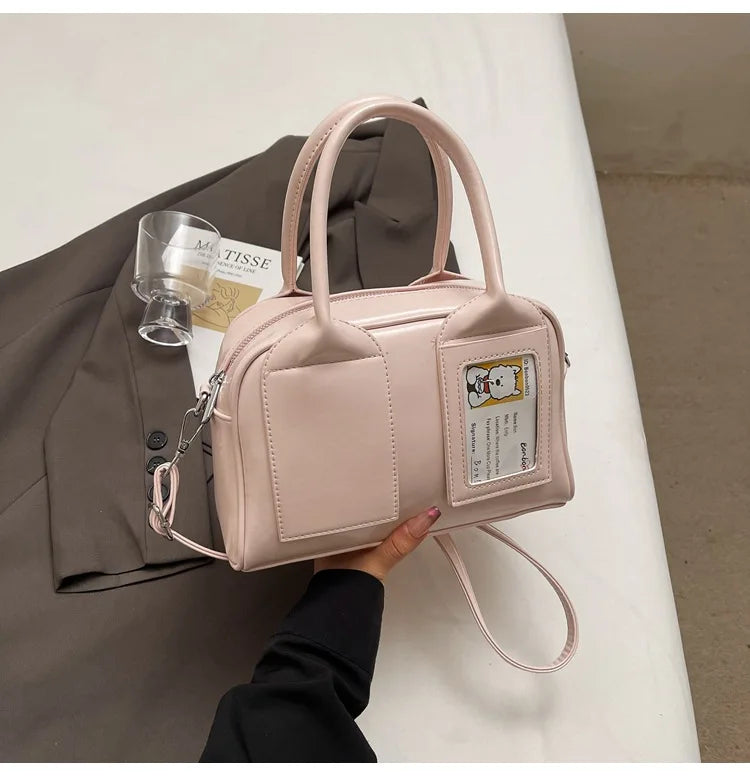 2026 New Y2K Harajuku Shoulder Bag Women Korean Transparent Ita Bag Crossbody Bag Female Japanese Designer Trend Handbag Purse