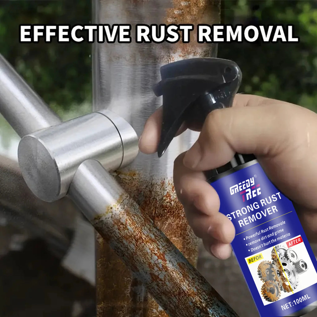 Multi-Purpose Rust Remover Spray | Strong Elimination of Rust & Iron Buildup, Ideal for Chrome Paint & Automotive Maintenance