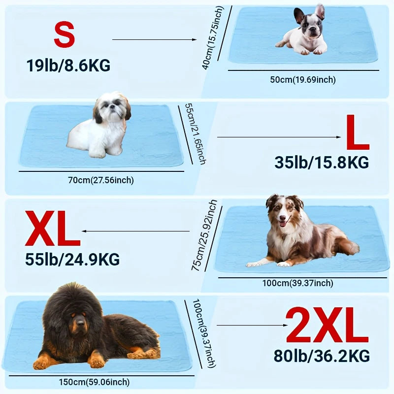 2025 UPGRADED ICE-COOl MODEL Summer Pet Cooling Mat Pad And Sleeping Pad Bed for  Small, Medium, and Large Cats & Dogs