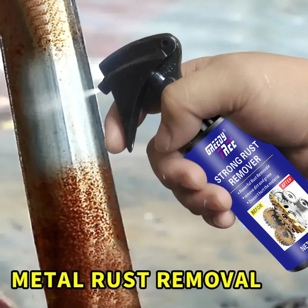 Multi-Purpose Rust Remover Spray | Strong Elimination of Rust & Iron Buildup, Ideal for Chrome Paint & Automotive Maintenance