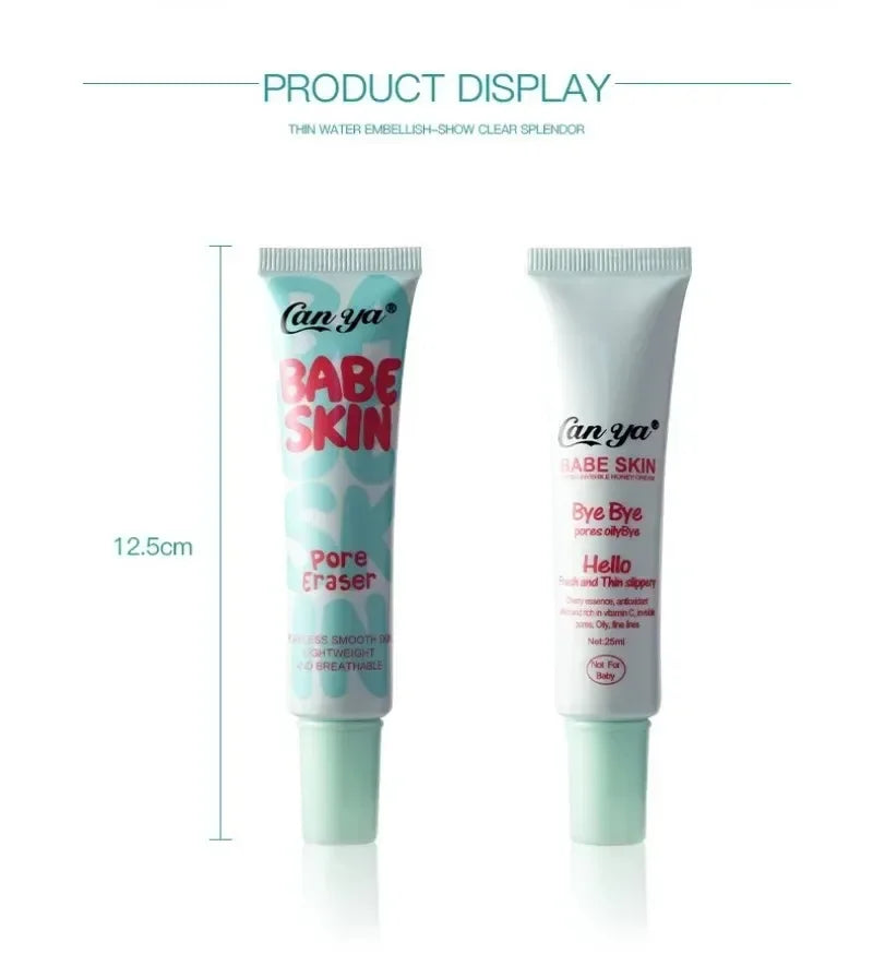 Face Primer Cream,Invisible Pore Base Stick Makeup Concealer Isolation Makeup Front Pore Base Modifying Skin Color Primer Makeup