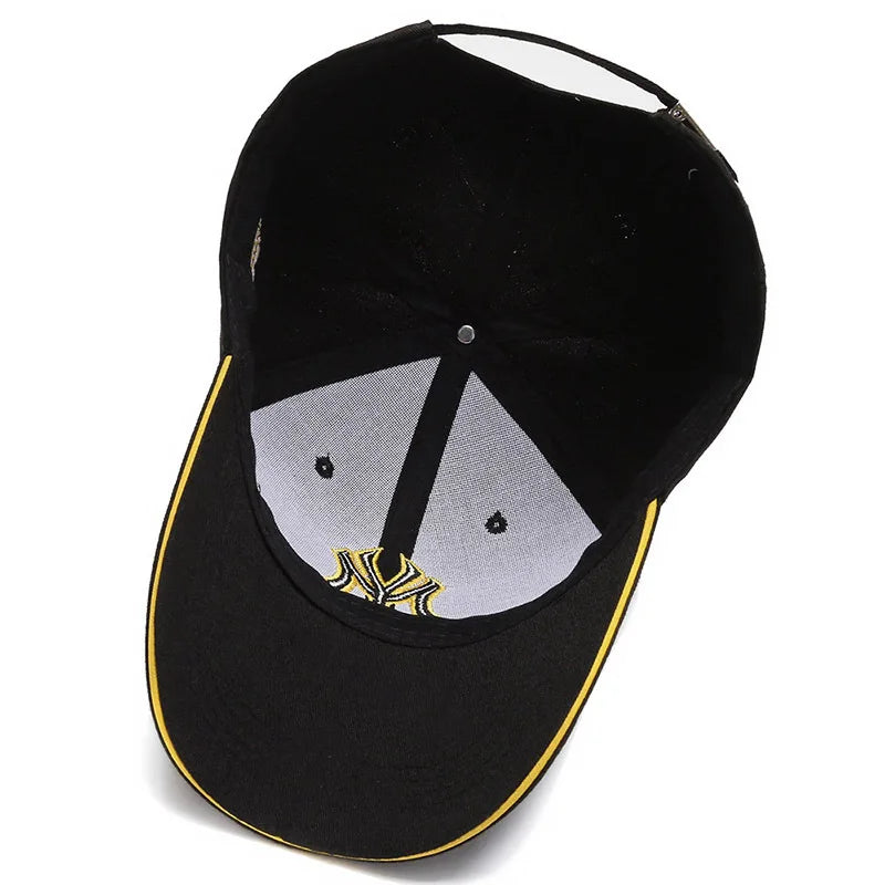 Fashion Letters MY Embroidery Baseball Cap For Women Men Cotton Unisex-Teens Snapback Flat Bill Hip Hop Tide Hats Visors Sun Hat