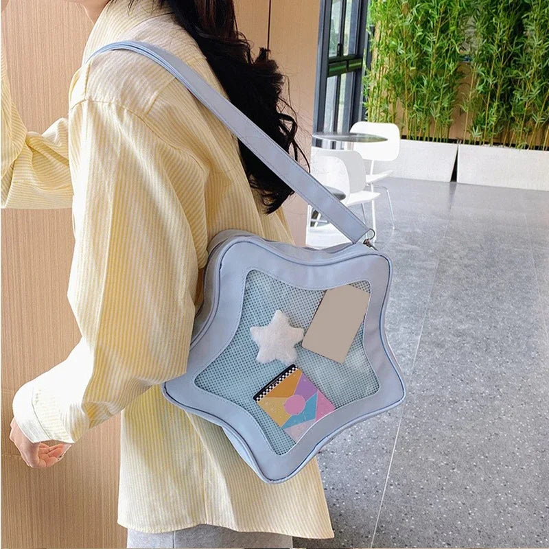 Creative Women's Ita Bag,original Cute Kawaii Ita Backpack,apple Five Pointed Star Street Fashion Harajuku Girl Crossbody Bag