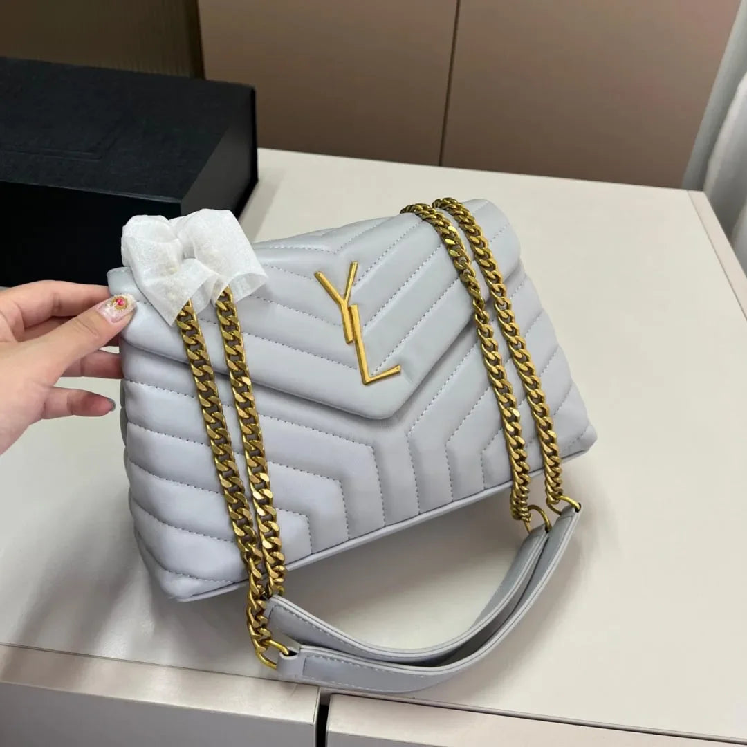 Designer Shoulder Luxury Woman Fashion Handbag Classic Womens Printed Retro Sweet Outdoors Purse Underarm Bag yslbags yslcross b