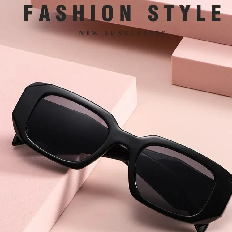 1pc 2026 Trendy Square Sunglasses for Men & Women, UV Protection, Polarized Lens, Fashion Designer Shades, Classic Frame