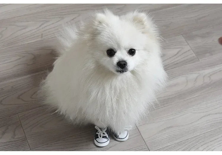 New Pet Shoes Non-slip Wear Thickened Denim Canvas Summer Shoes Teddy Dogs and Cats Universal Outdoor Breathable