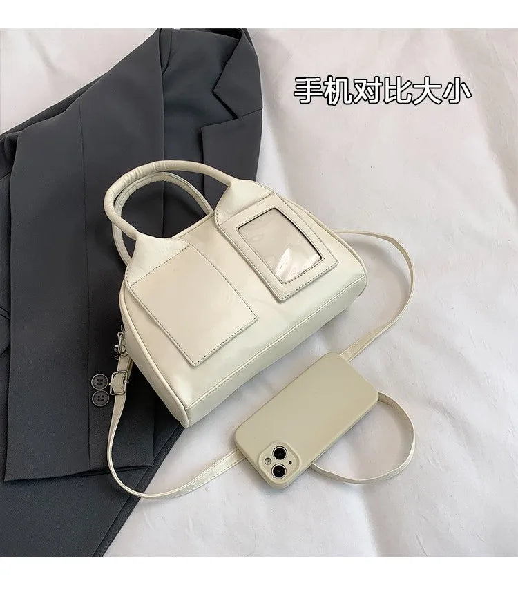 2026 New Y2K Harajuku Shoulder Bag Women Korean Transparent Ita Bag Crossbody Bag Female Japanese Designer Trend Handbag Purse