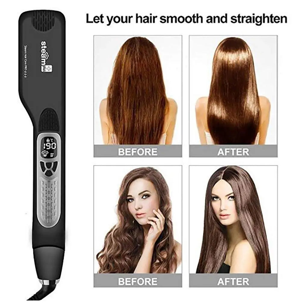 Steam Straightener Multi-function Straight Hair Splint Curling Stick Straight Curling Dual-use Spray Straight Clip