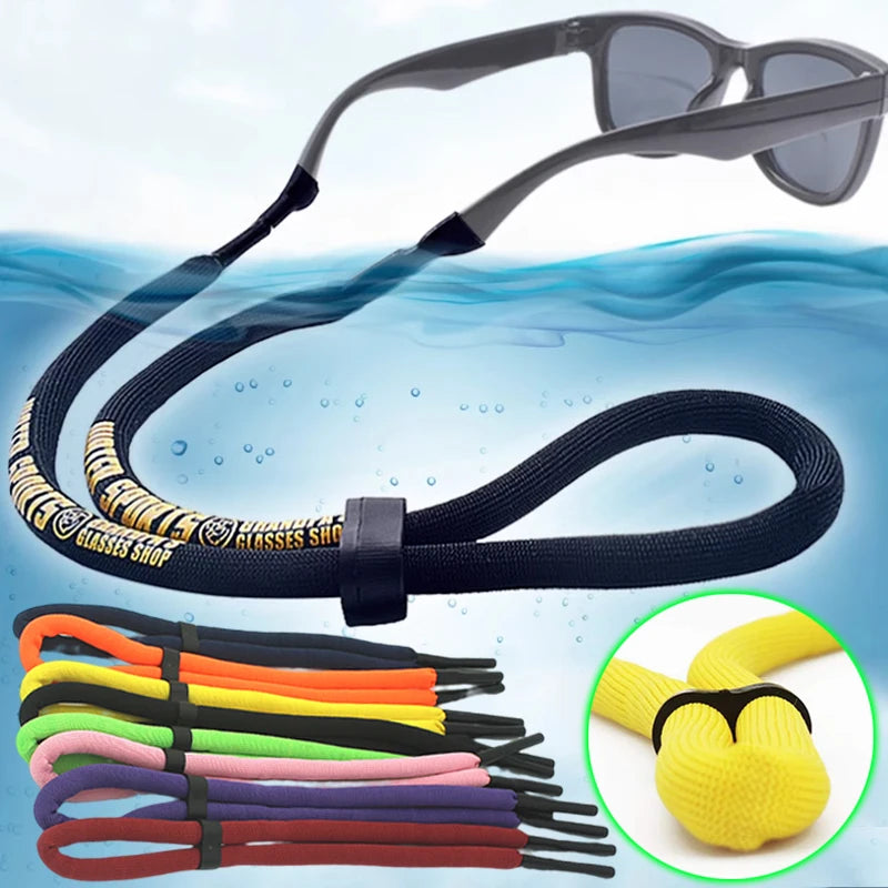 Unisex Water Sports Floating Sunglasses Chain Anti-Slip String Glasses Ropes Band Cord Holder Goggle Reading Eyeglasses 2030