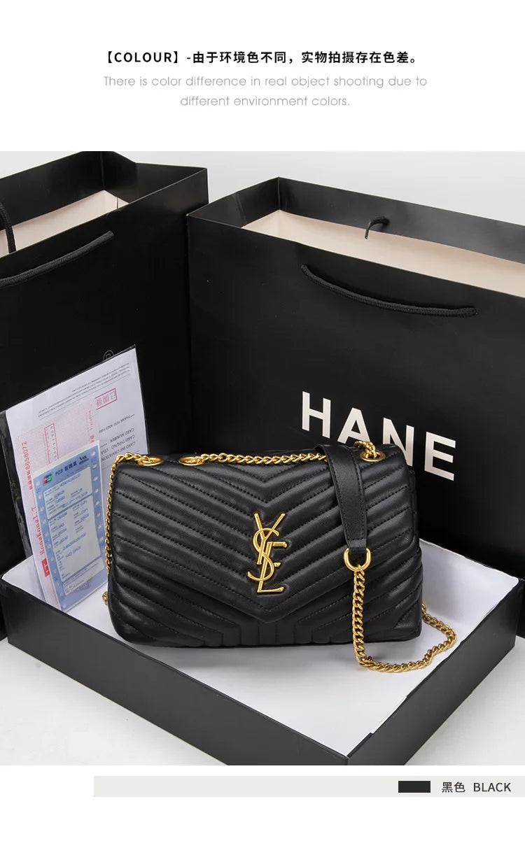 Women's bag 2026 new women's bag chain bag classic versatile fashion messenger shoulder handbag tide
