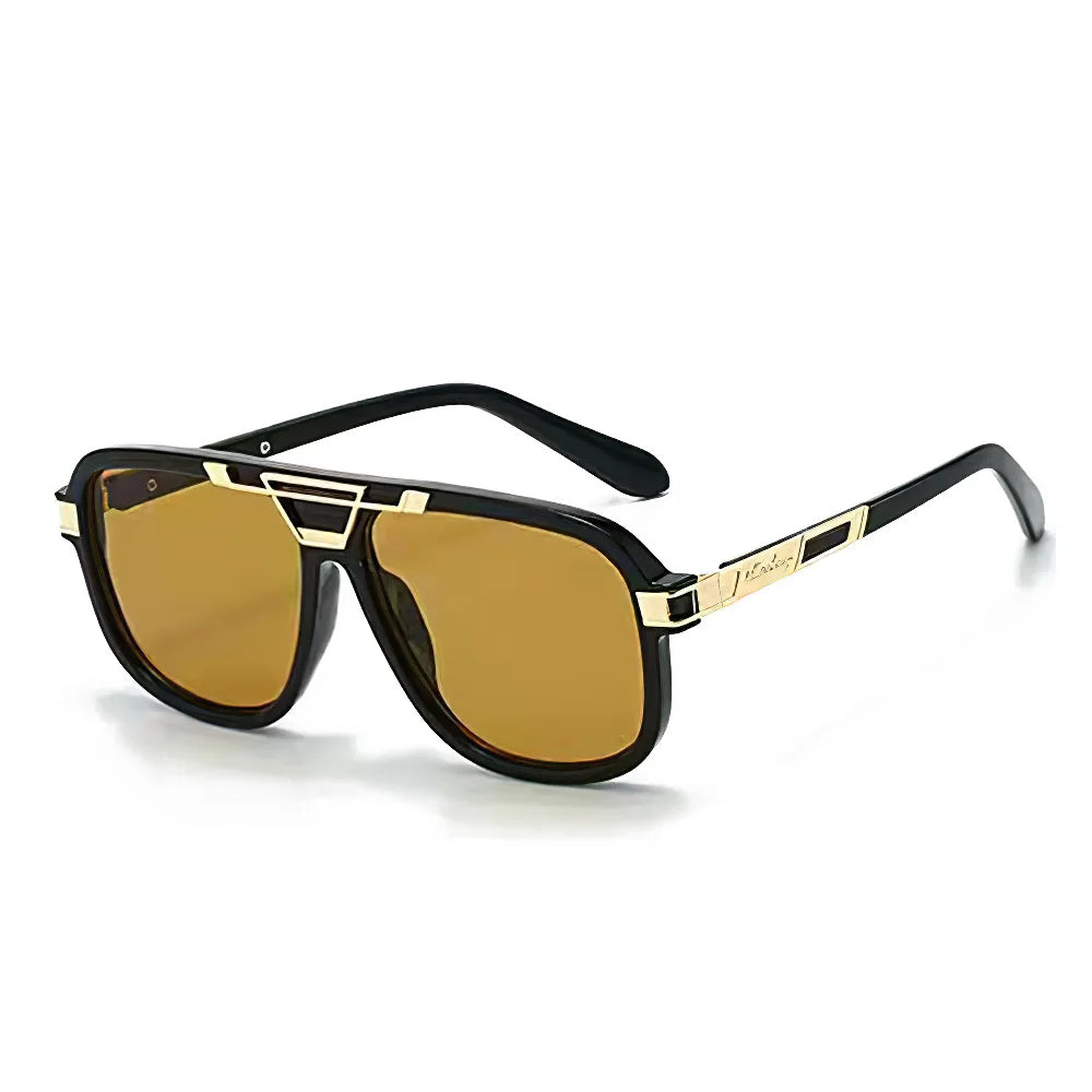 2026 New Fashionable Large Frame Women Sunglasses Gradient Color Glasses Women Trendy Accessories Metal Decorative Styles UV400