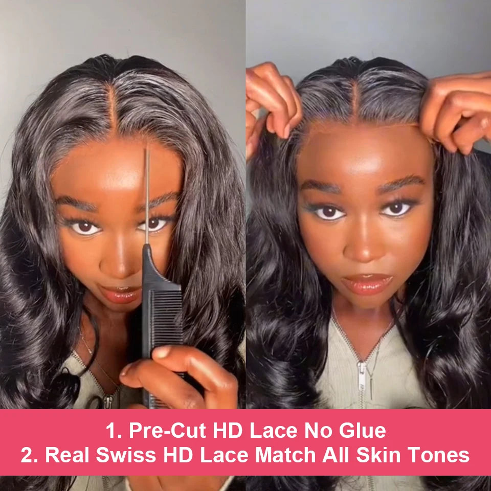 34 32 30In Body Wave Human Hair Lace Frontal Wigs 13x4 13x6 Transparent Lace Front Wig For Women 6x4 5x5 Glueless Wig Human Hair
