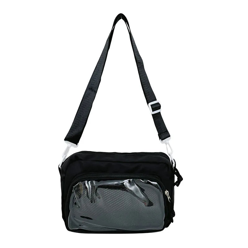 Japan and South Korea Cute Small Bag Female anime Pain Bag Pure Color Small Fresh Student Korean Simple Bag Crossbody Bag Female