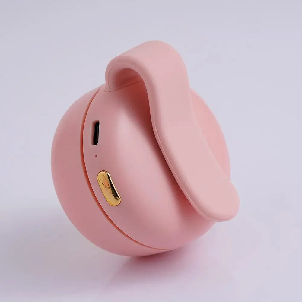 Portable Silent Bladeless Electric Fan Mini Clip On Waist Whirlwind Fan Summer Outdoor Gym Fast Cooling Rechargeable Fan