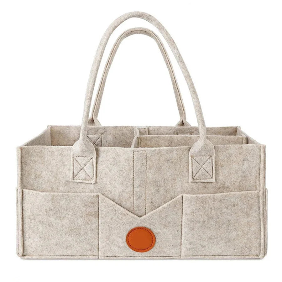 Children's Felt Diaper Storage Bag Baby Miscellaneous Toys Diapers Large Capacity Felt Diaper Bag