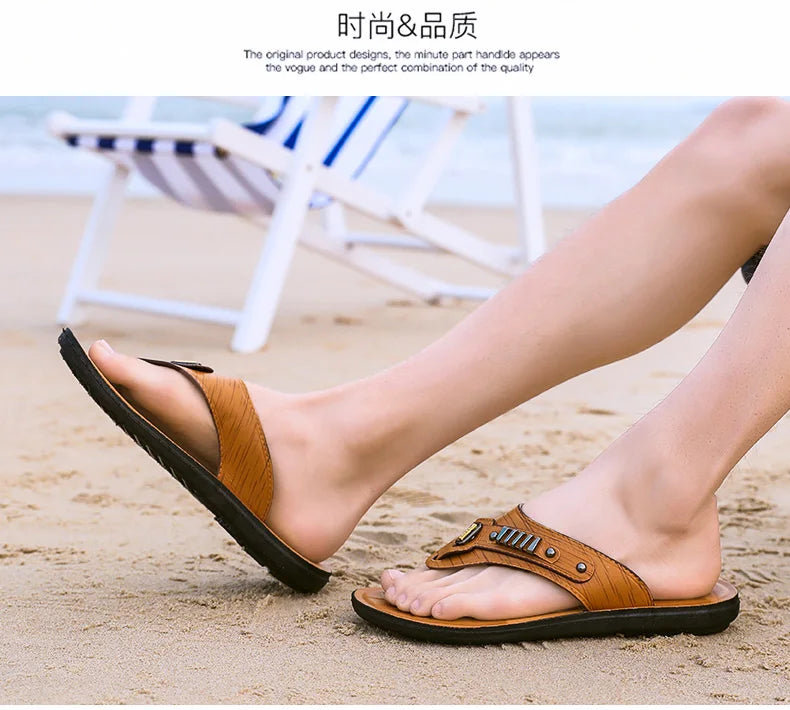 Flip Flops Male Slippers Men Summer Beach Shoes  For Men Flip Flops Men's Sandals
