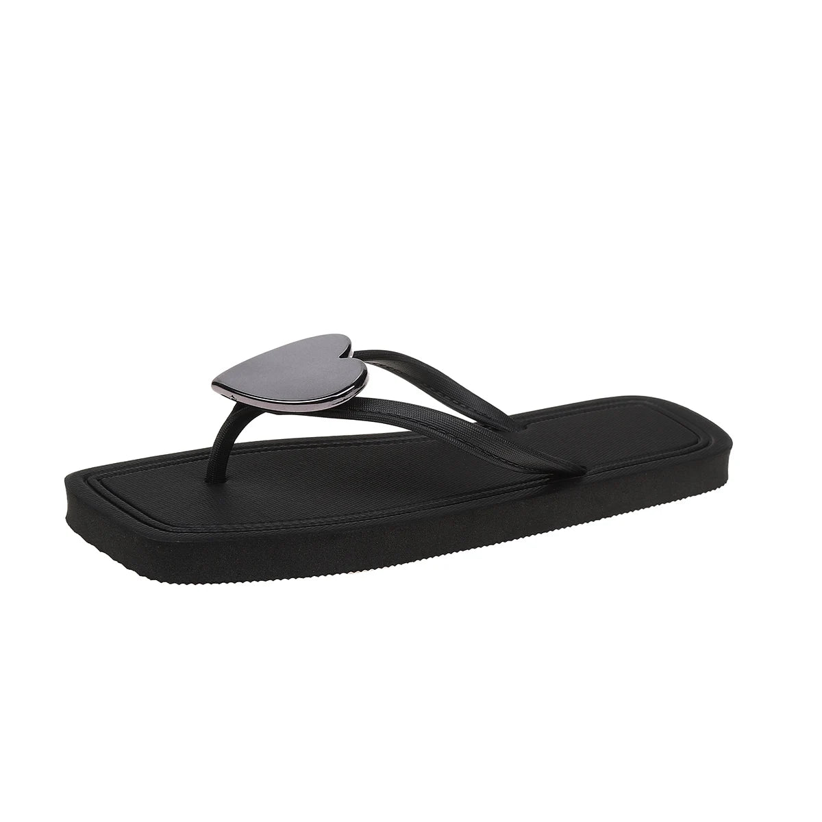 Summer Flats Flip Flops 2025 New Outer Wear Slippers Non-Slip Women's Beach Flip Flops