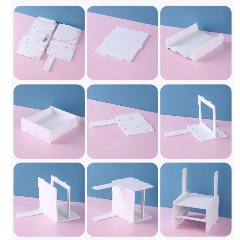 Makeup Organizer Large Capacity Cosmetic Storage Box Drawer Storage  Jewelry Box Desktop NailPolish Makeup Container With Mirror