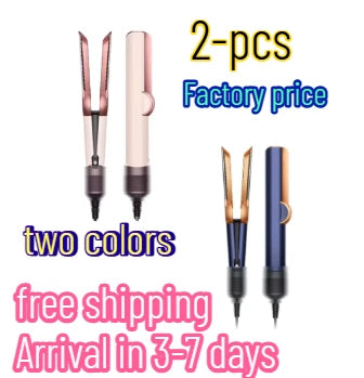 1-2pcs-2027 New 2 in 1 Professional Hair Straightener and Hair Dryer Heated Hair Straightener Negative Ion Iron Styling Tool