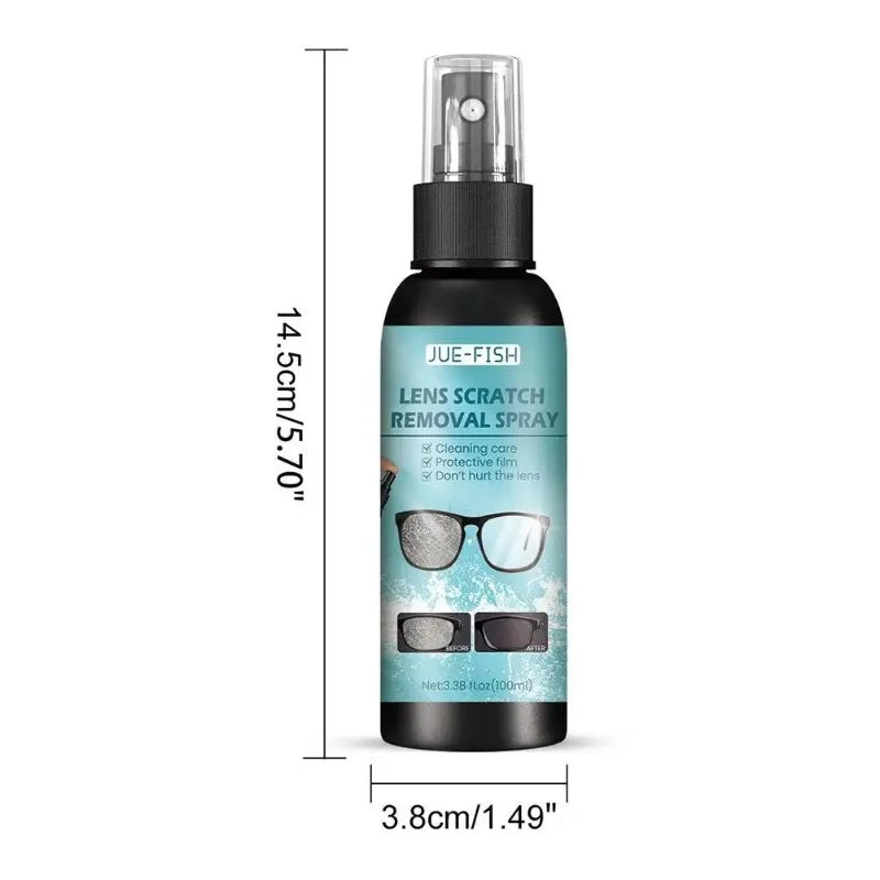 Eyeglass Cleaning Solution Multipurpose Glasses Care Liquid Lens Scratch Cleaning Tools High Concentration Glasses Repair Spray