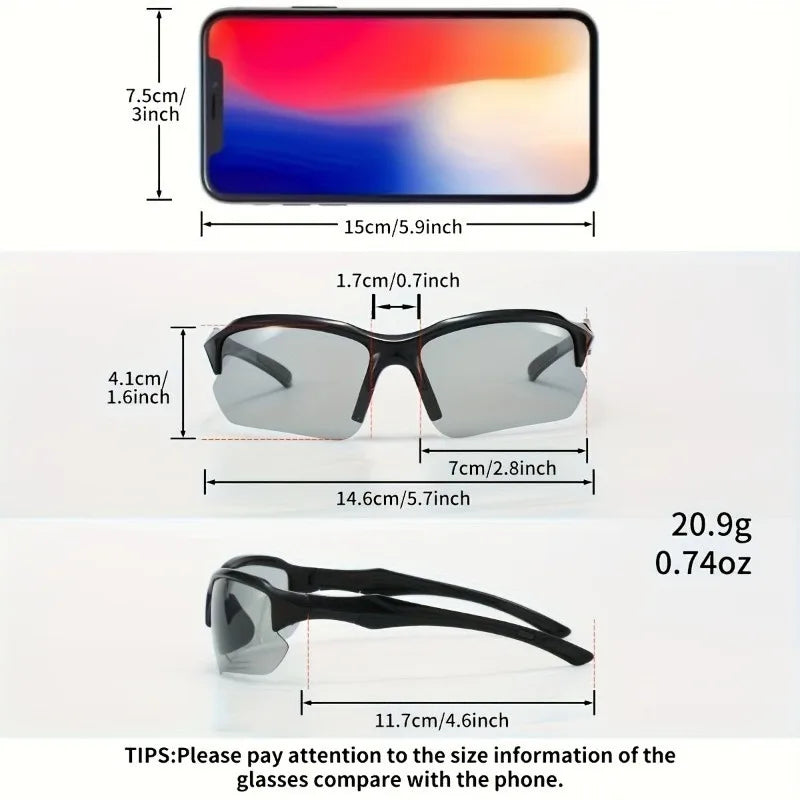Sunglasses for Mountaineering and Cycling Outdoor Sports Protection Windproof Sports Trendy Men's Mountain Bike Glasses Goggles