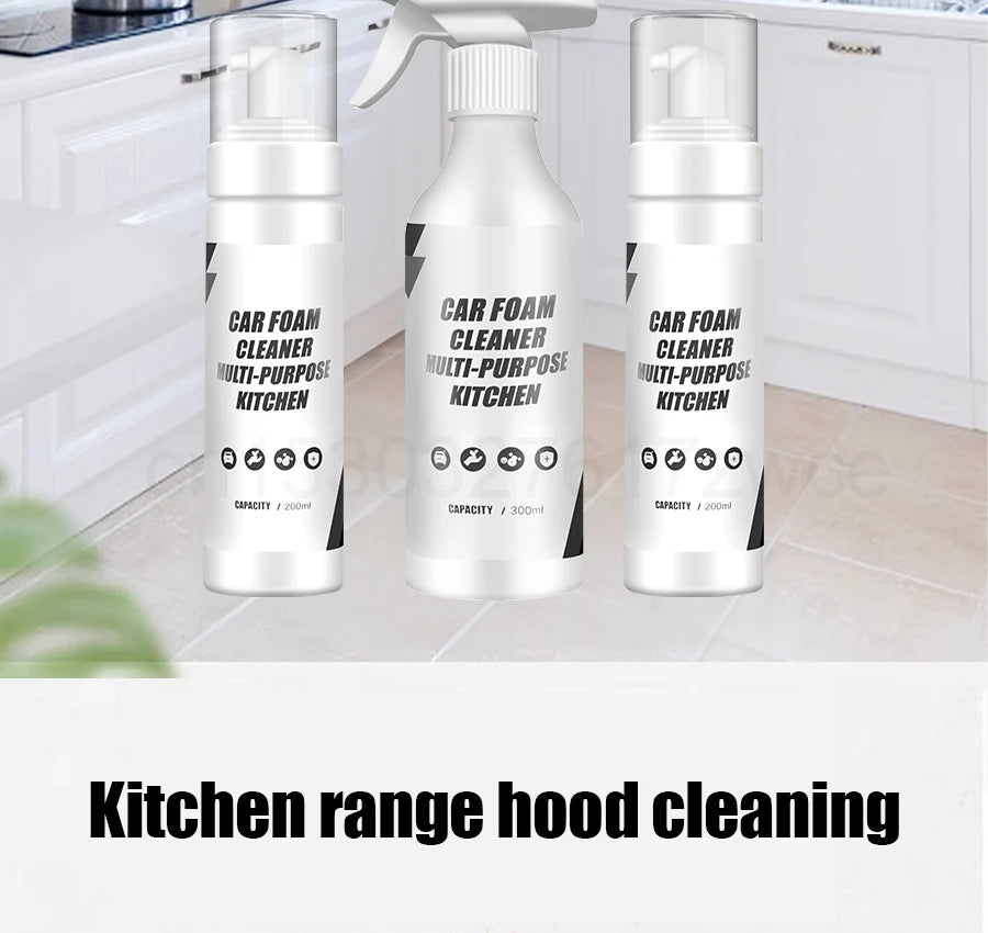 Multi-Purpose Foam Cleaner Rust Remover Cleaning Car House Seat Car Interior Accessories Home Kitchen Cleaning Foam Spray