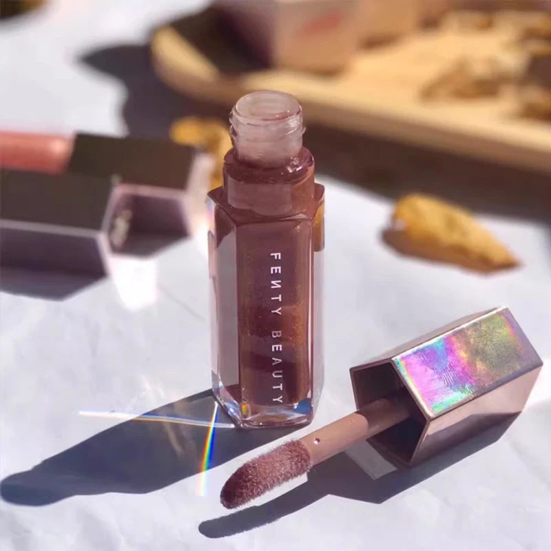 Fenty Beauty Lip Glow Long Lasting Waterproof Moisturizing Shiny Plumping Non-Sticky Glossy Lip Makeup for Daily Party Beauty