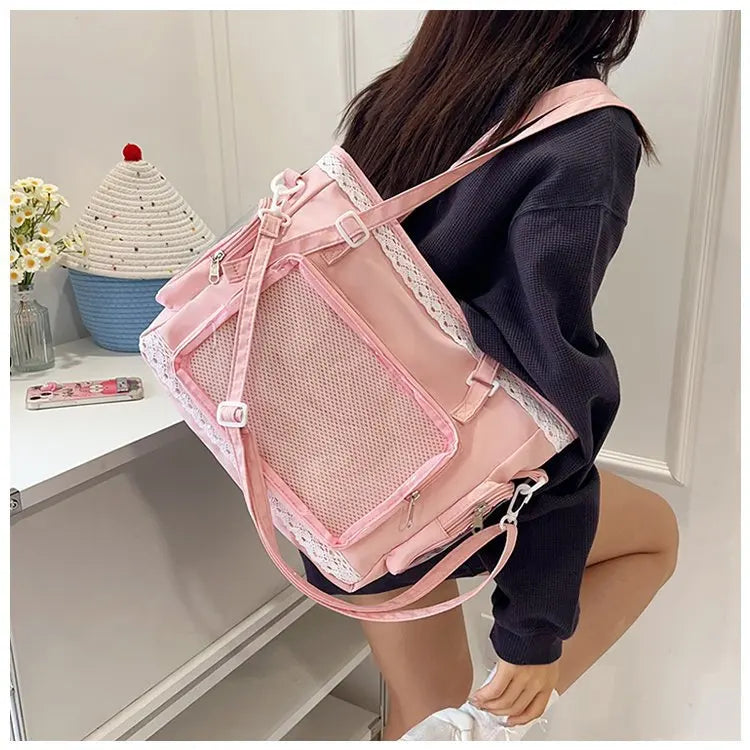 Ballet Girl Large Appetite Itabag Japanese Two-Dimension Single Shoulder Crossbody Bag Gift For Friends Women'S Handbag
