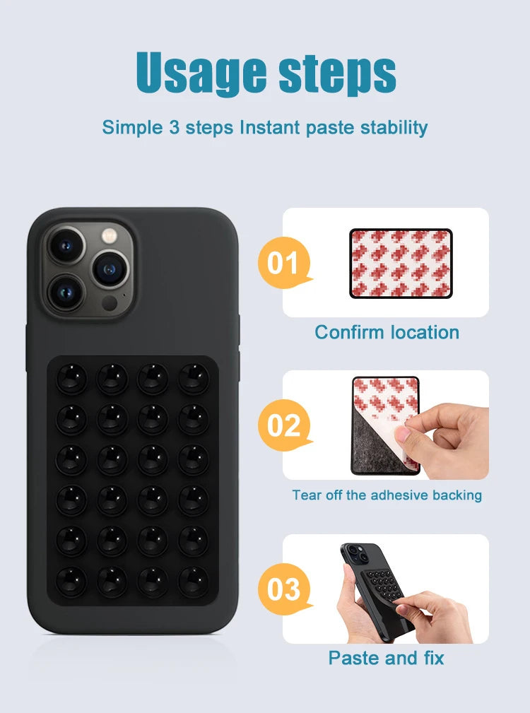 Upgrade 2IN1 Suction Cup Bracket Phone Case For iPhone 16 15 11 12 13 14 17 Pro Max Plus  AIR Cases Shockproof Cover Accessories